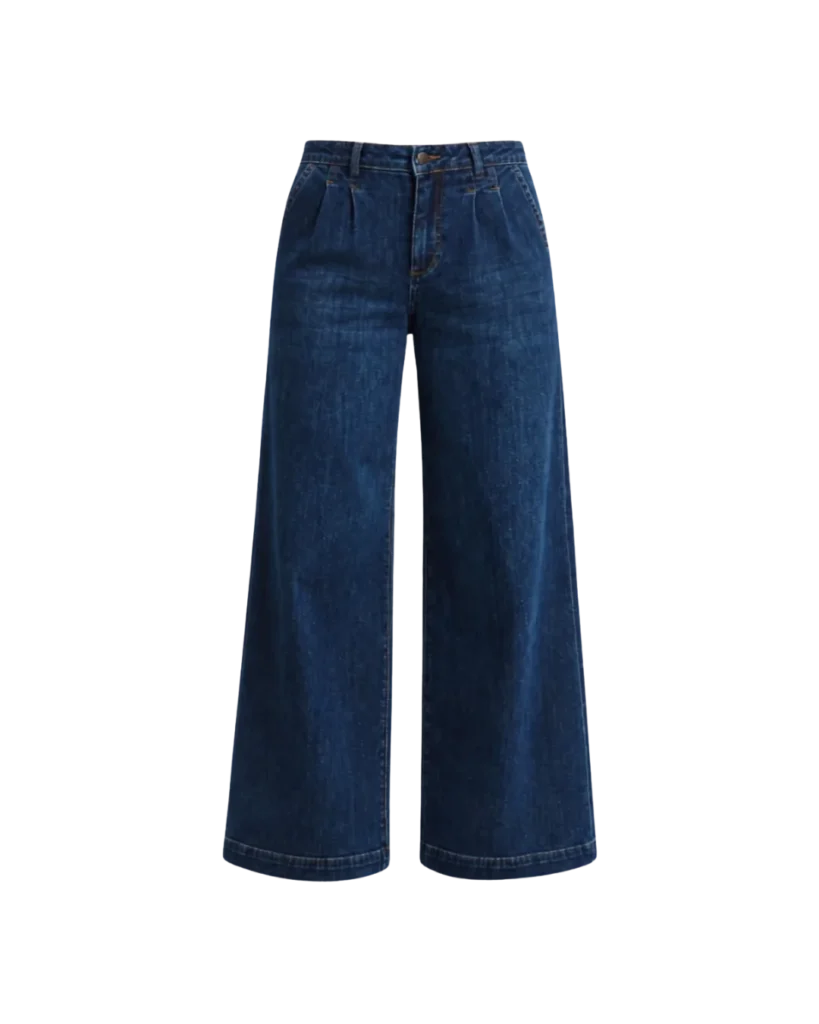 Weite dunkelblaue Jeans Dorthaa von Tranquillo aus GOTS-Bio-Baumwolle