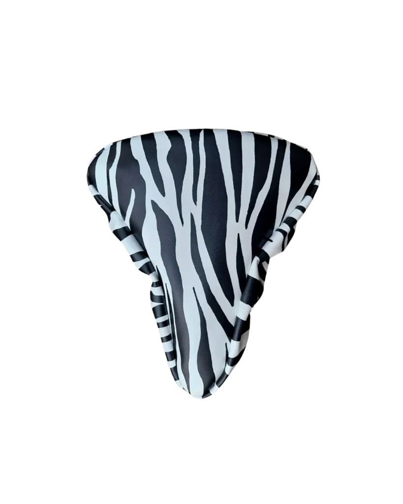 Ikuri Sattelschoner Zebra im Zebraprint, passend zum Zebra Rucksack