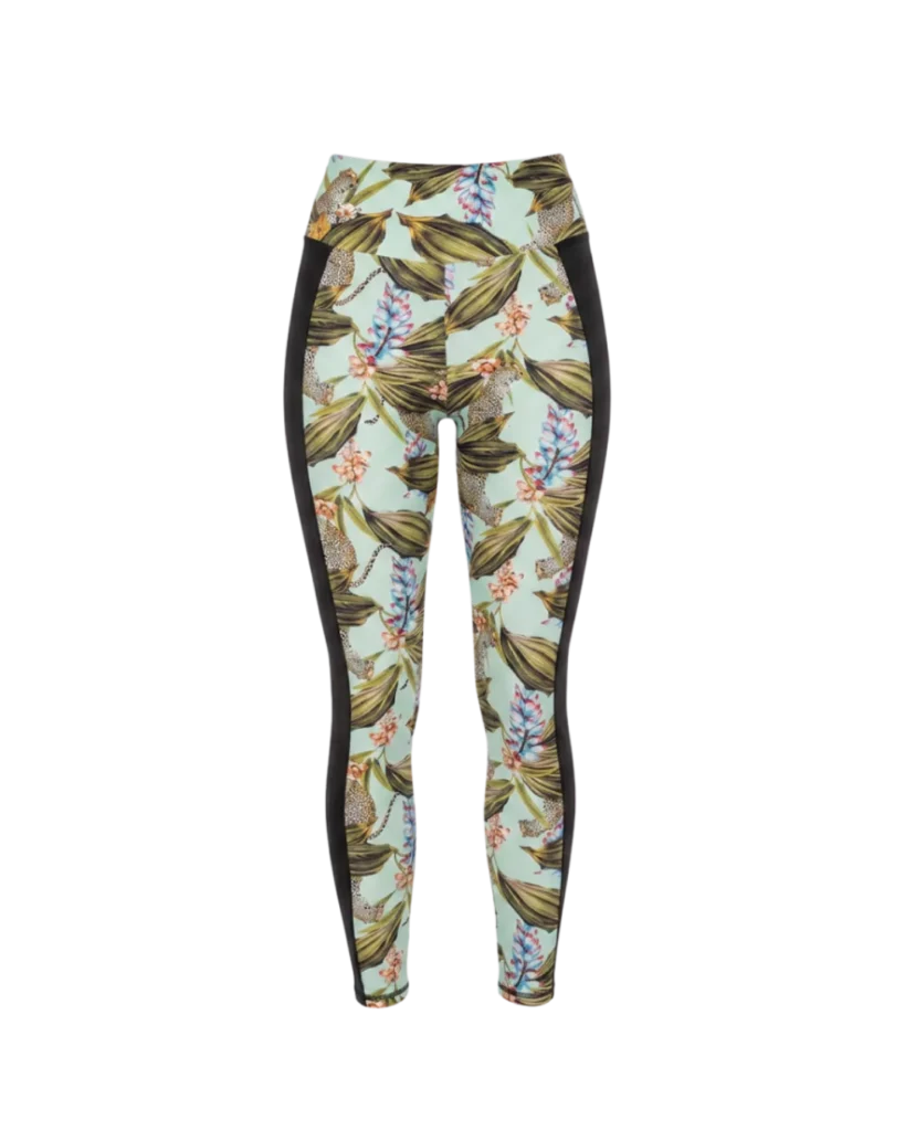 Flying Love Birds "Africa Mint" - Speed Stripe Leggings