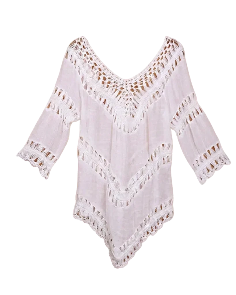 Häkelstrick Bluse