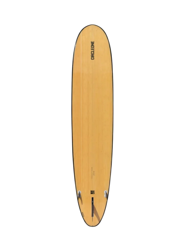 2,7 m Bambus Round Pin Tail Longboard Surfbrett